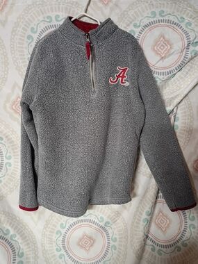 Colosseum Red and Gray Sherpa-Lined Jacket